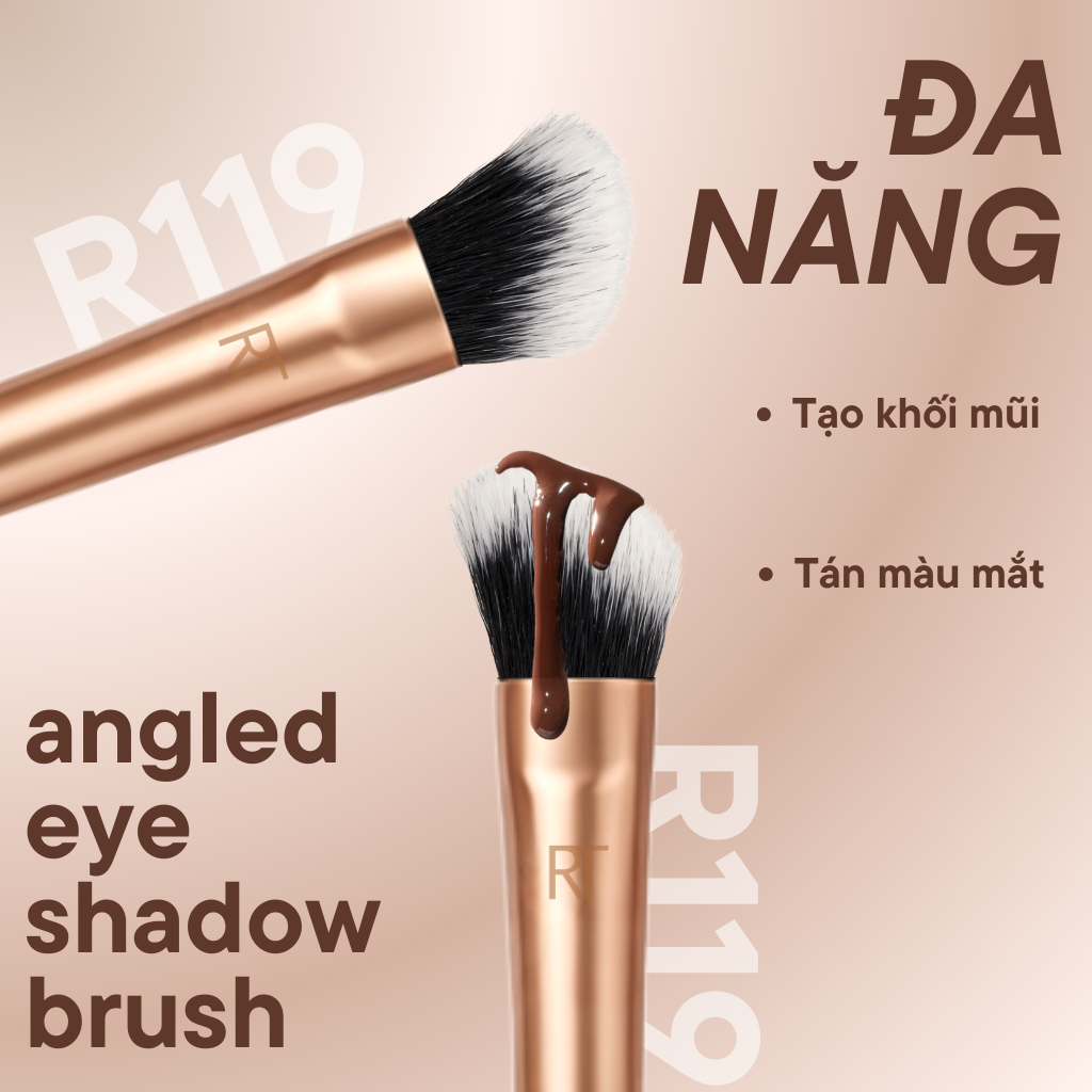 Cọ Tán Mắt Đầu Vát RT Real Techniques Angled Eye Shadow Brush R119